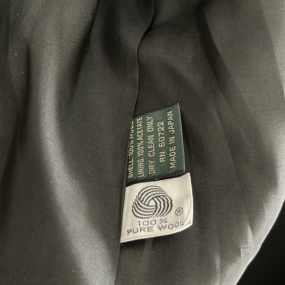 Vintage JMcLaughlin long black double breasted wool blazer - Picture 9 of 10